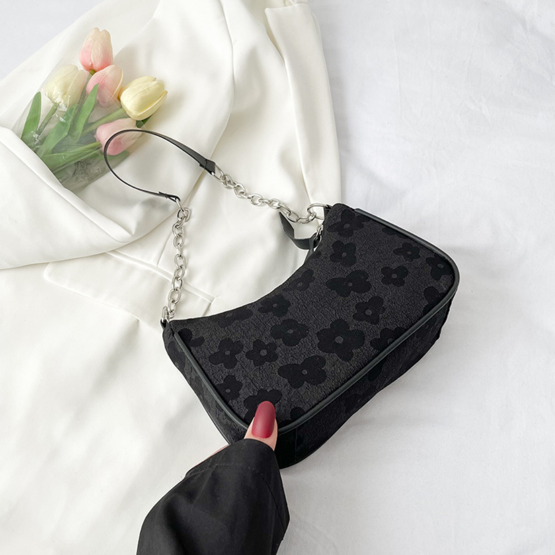 flower pattern square bag lf3048