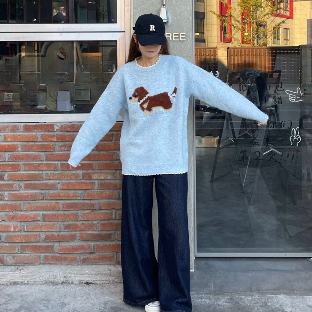【Ranking1位】dachshund sweater lf3371