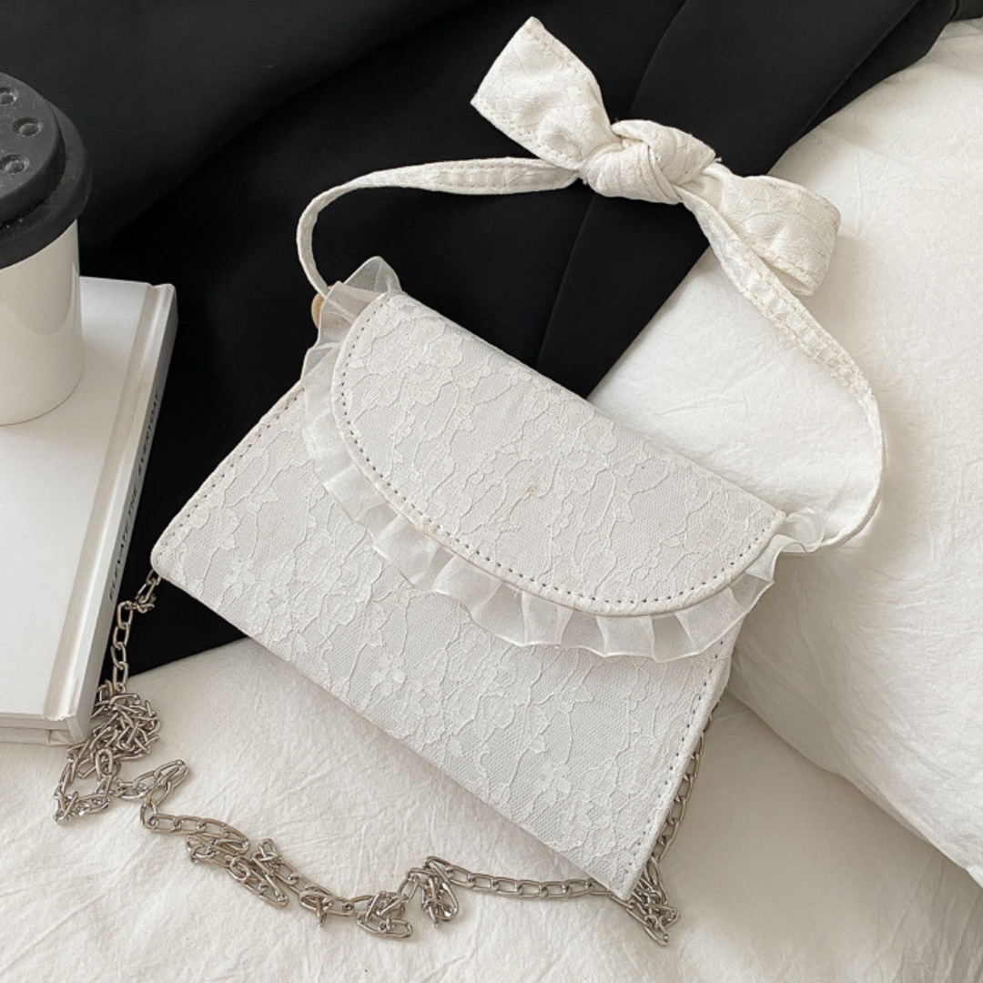 lace material shoulder bag lf3133