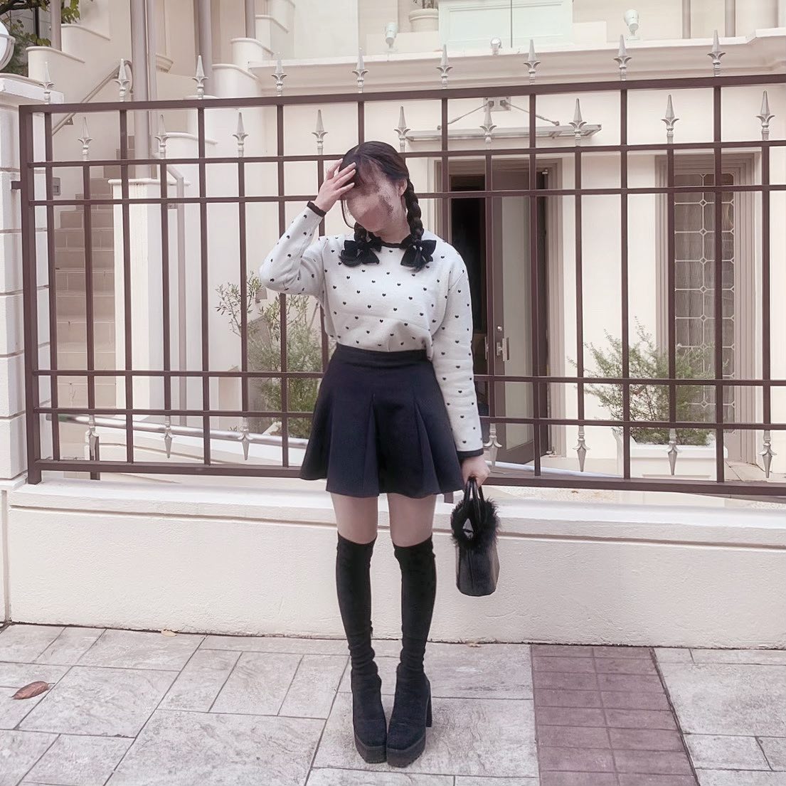 【即納】heart knit lfmade02