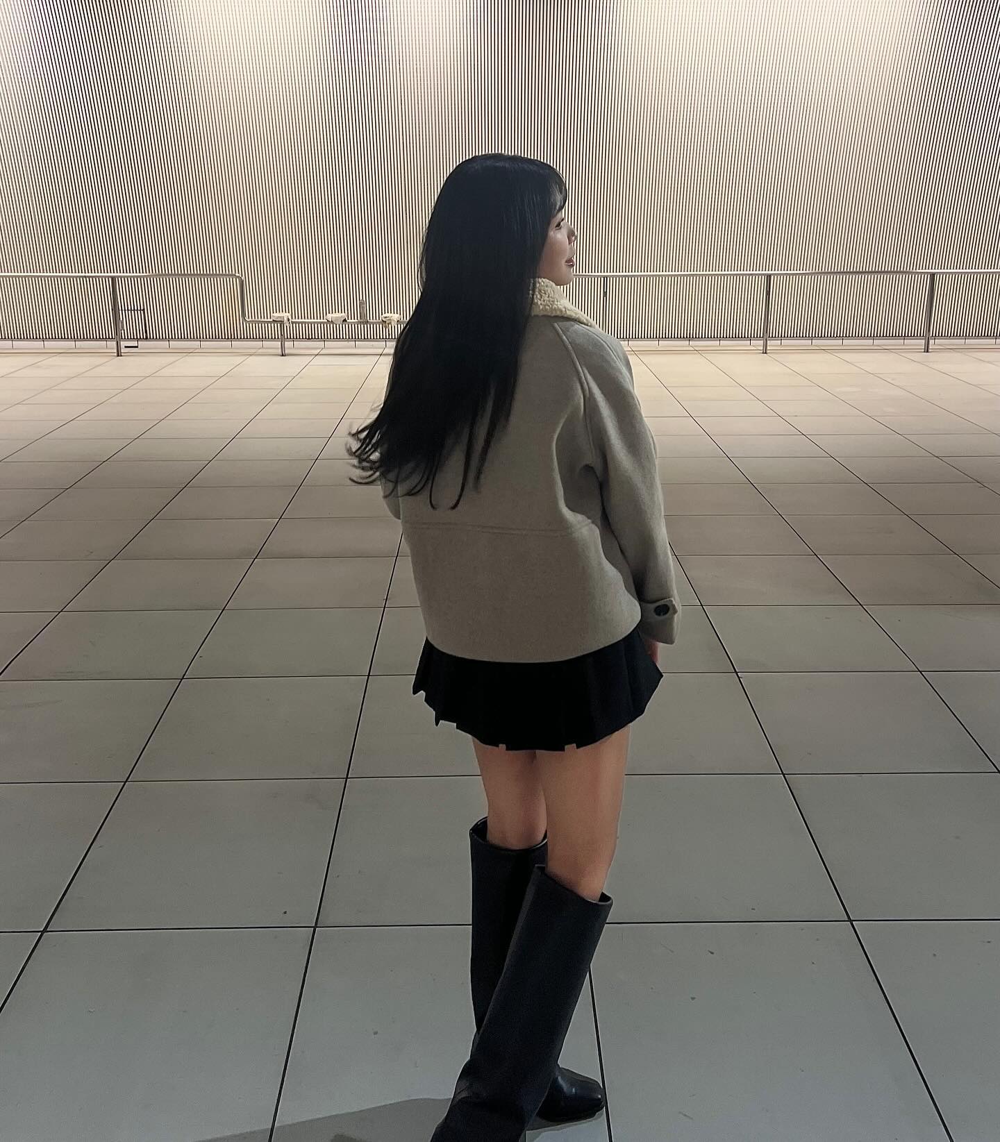short wool coat lf2668