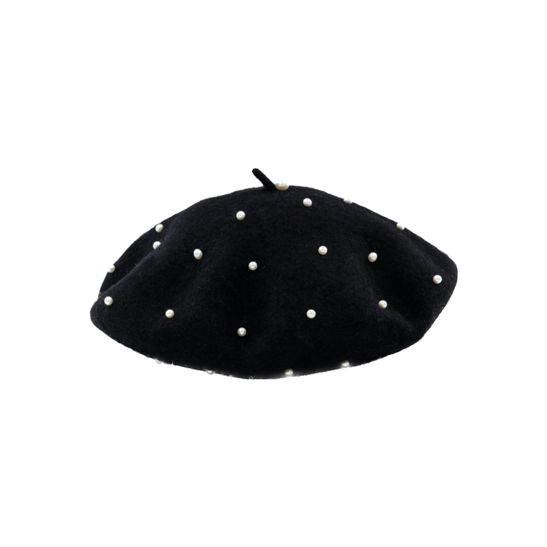 wool pearl beret lf2583