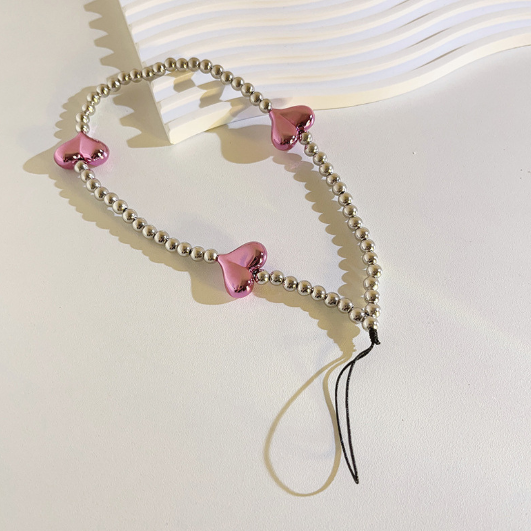 heart bead chain lf2686