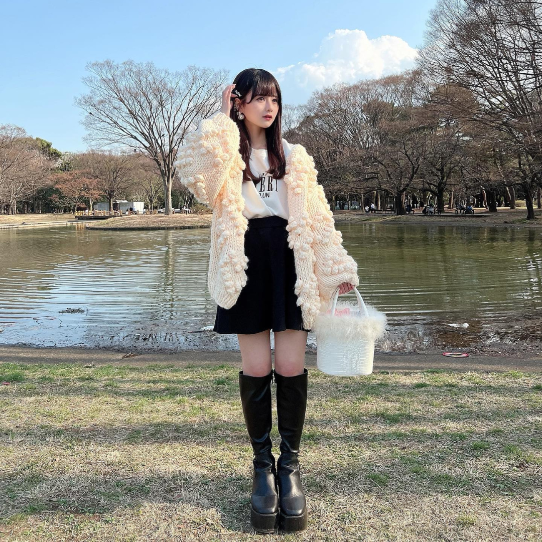 【Ranking10位】ponpon knit cardigan lf1036-002