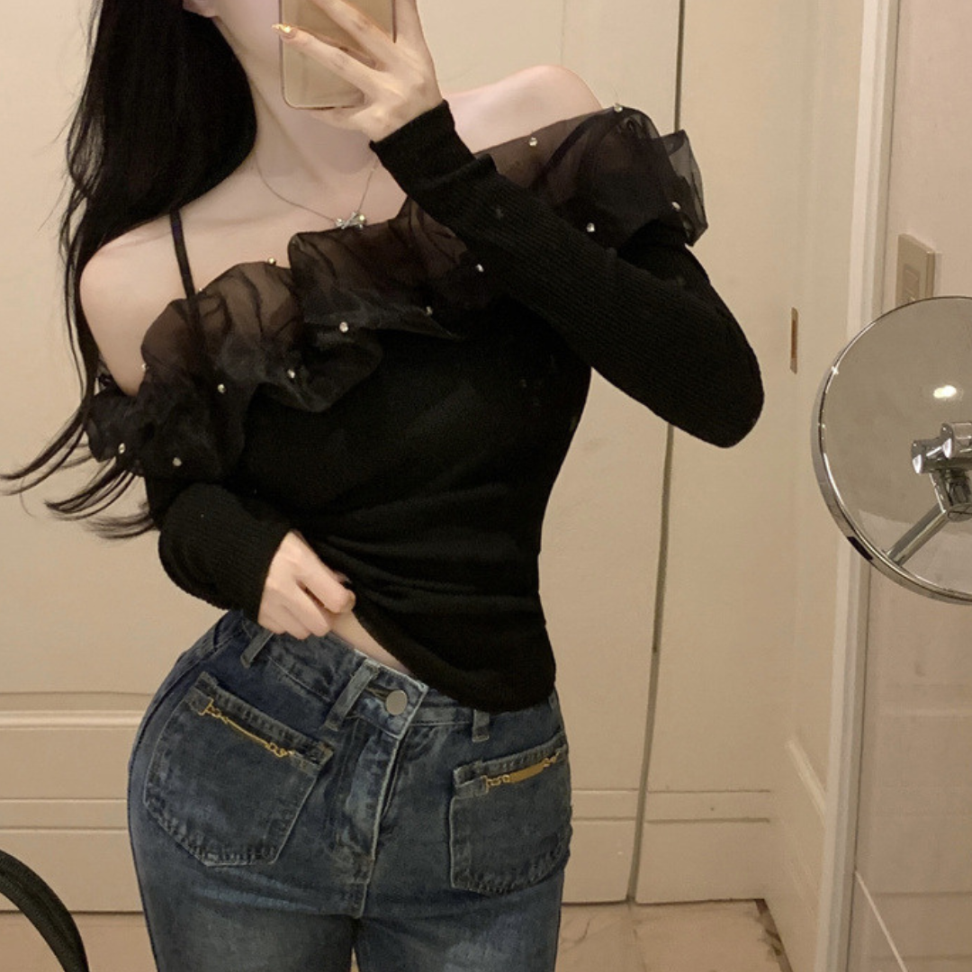 organdy wool sweater lf2617
