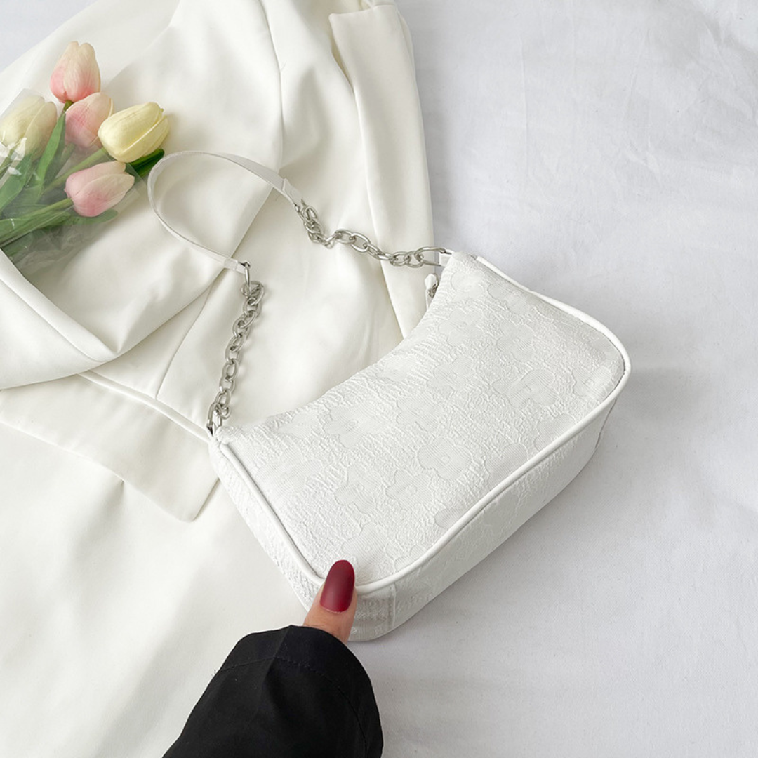 flower pattern square bag lf3048