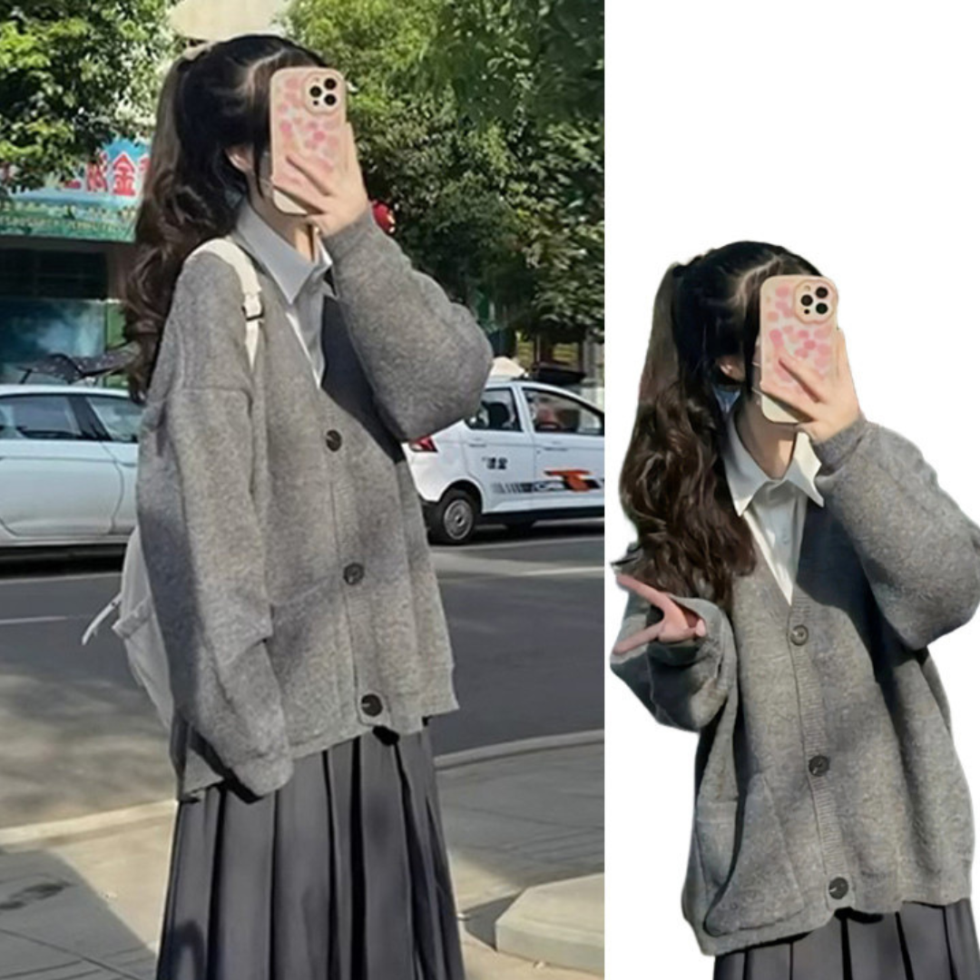 pastel knit cardigan lf2684