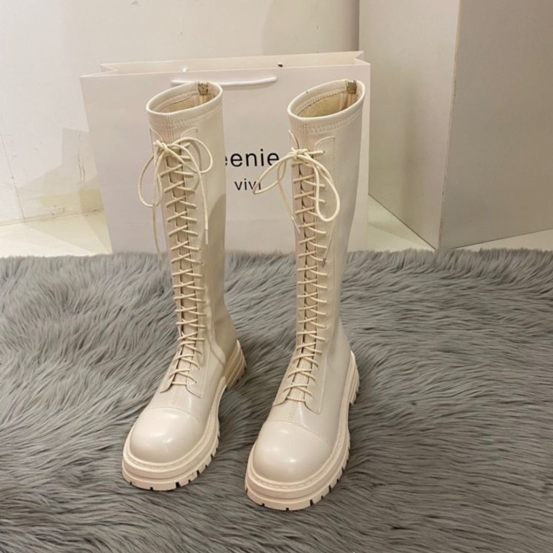 laceup long boots lf2527