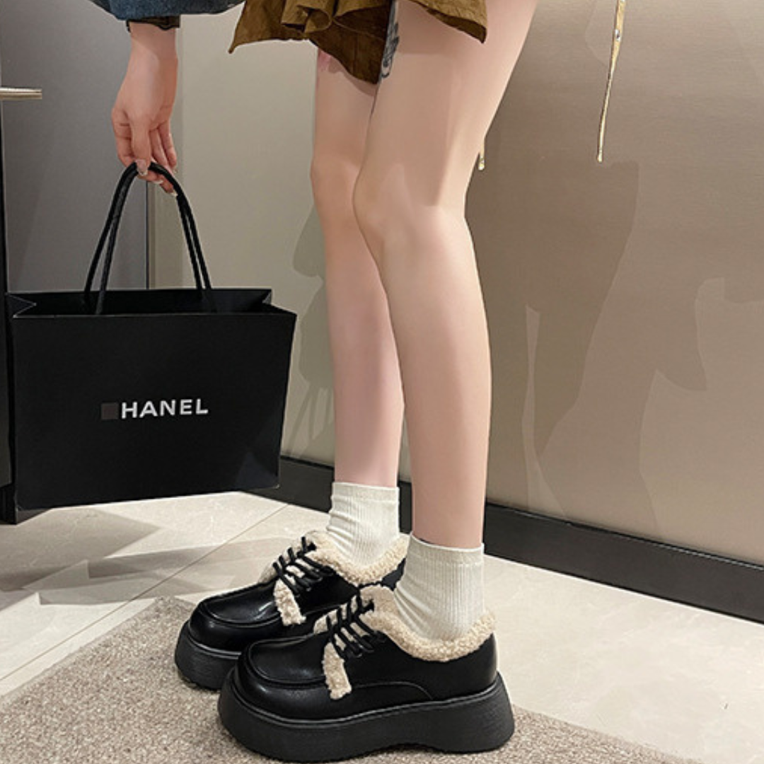 snow boots loafers lf26571【即納】