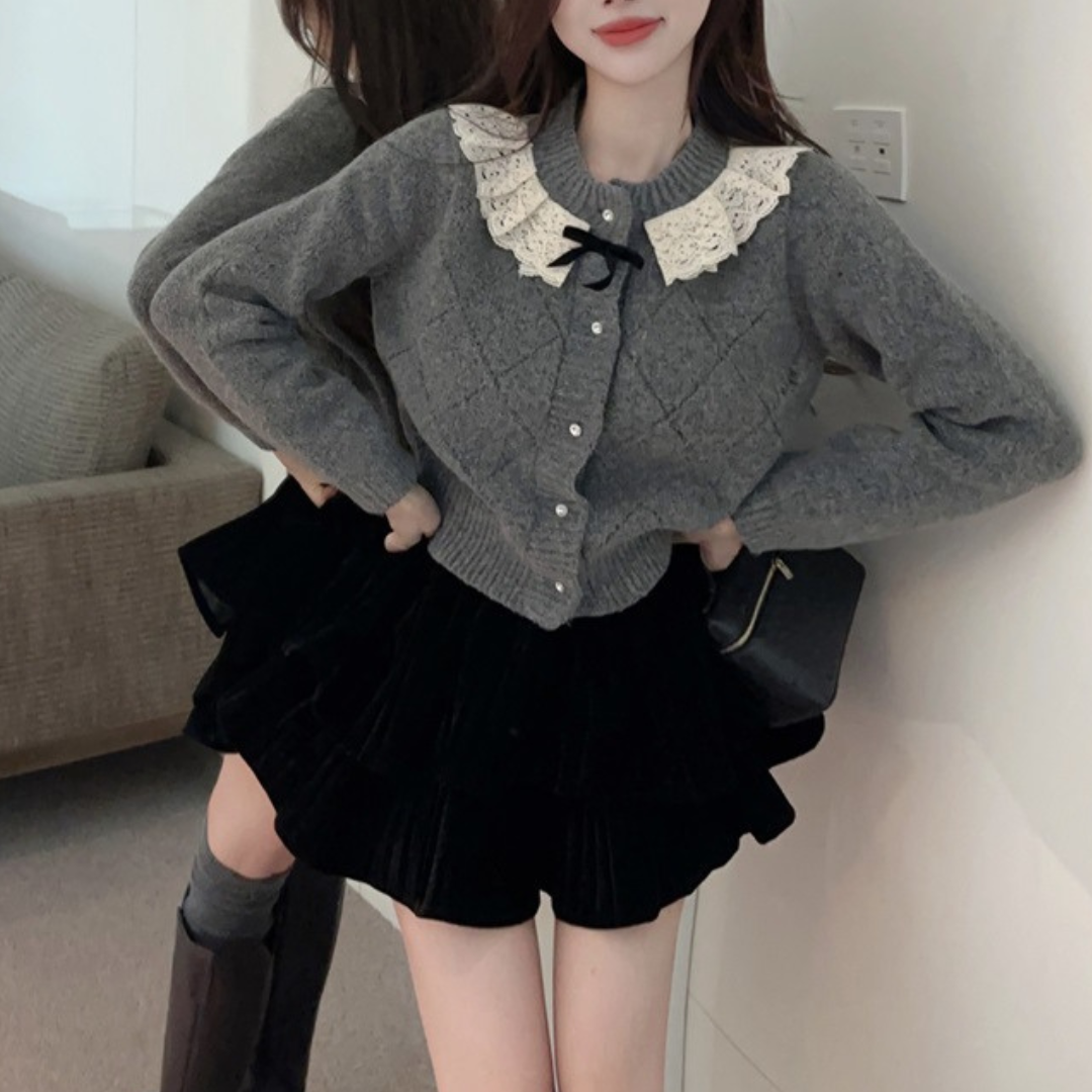 girly sweater cardigan lf3027