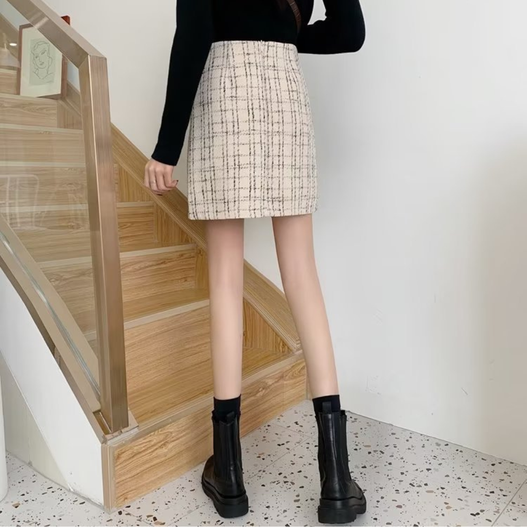 A-line mini skirt lf2584