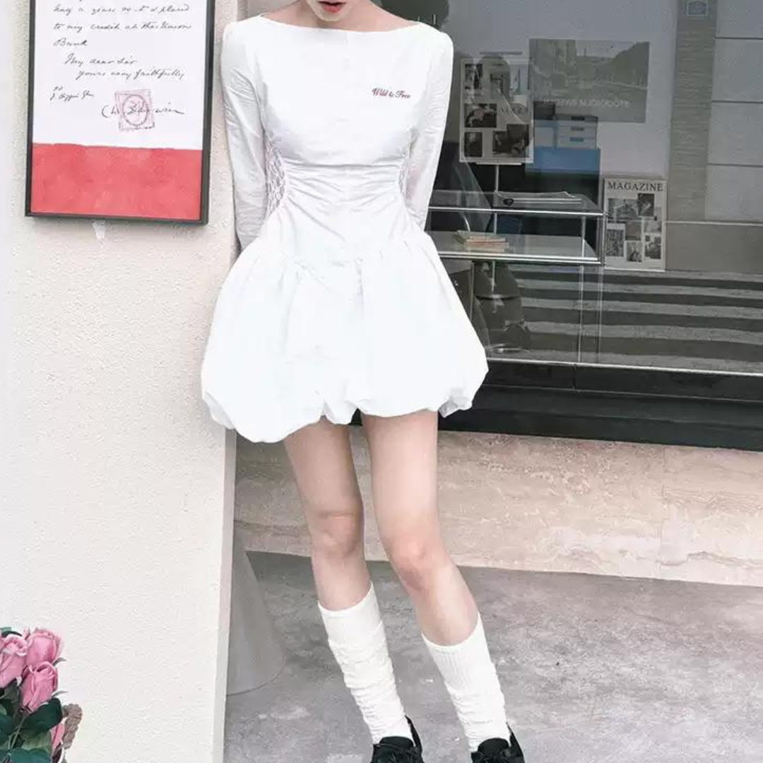 peplum one-piece lf3337【即納】
