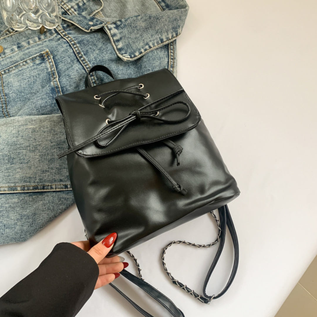 lace-up mini backpack lf3129
