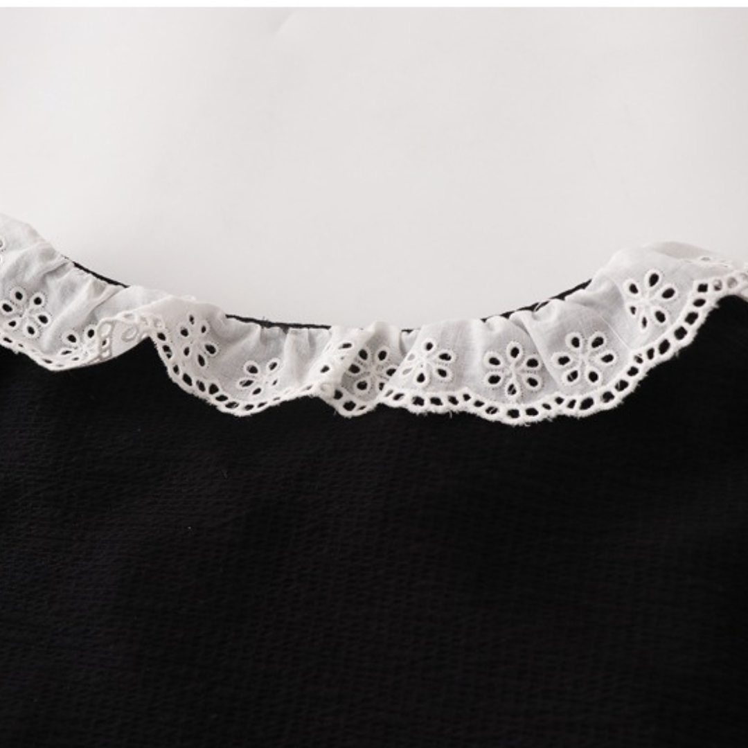 lace ruffle bolero lf3099