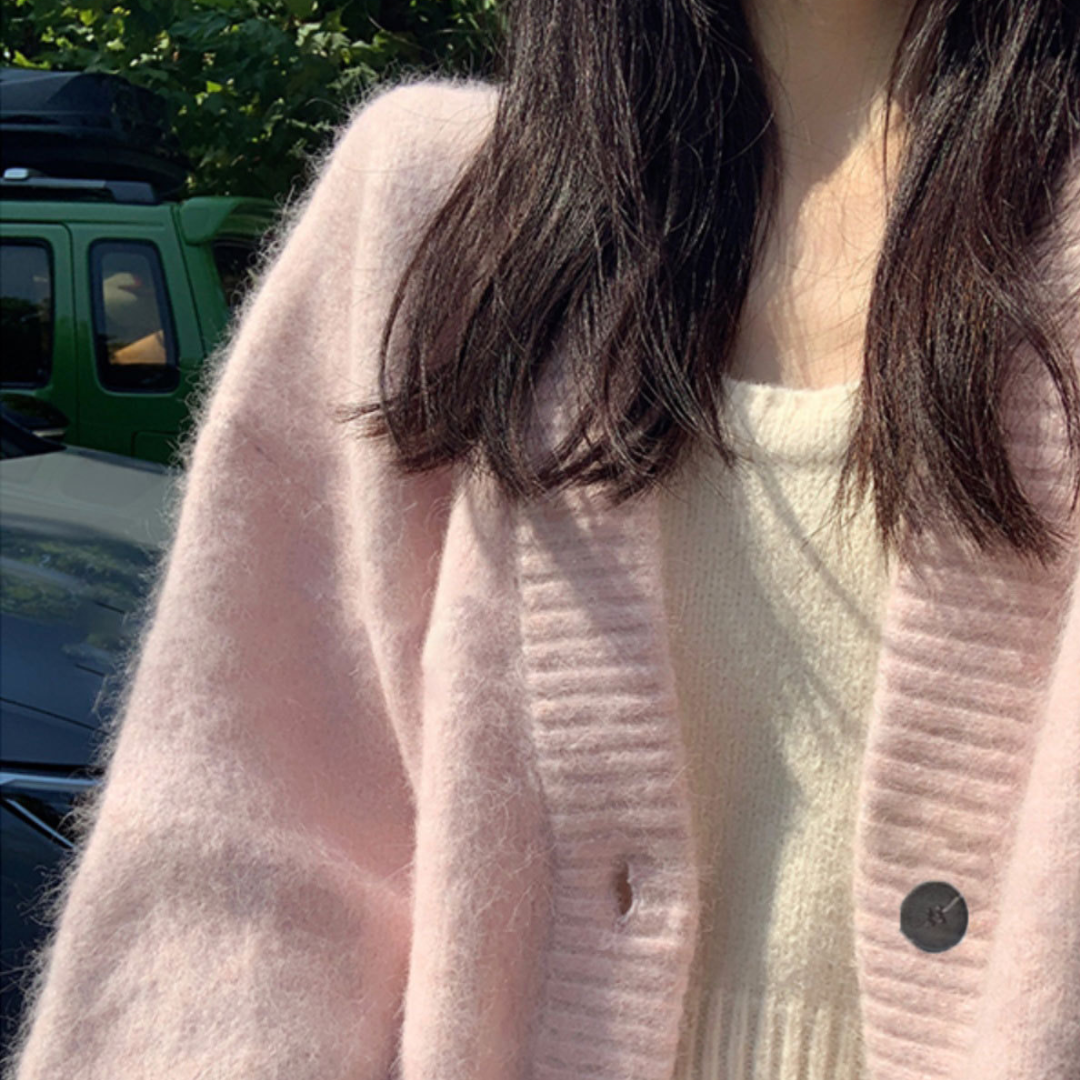 pastel knit cardigan lf2684
