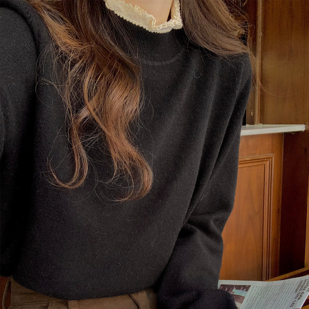 lace inner sweater lf2615