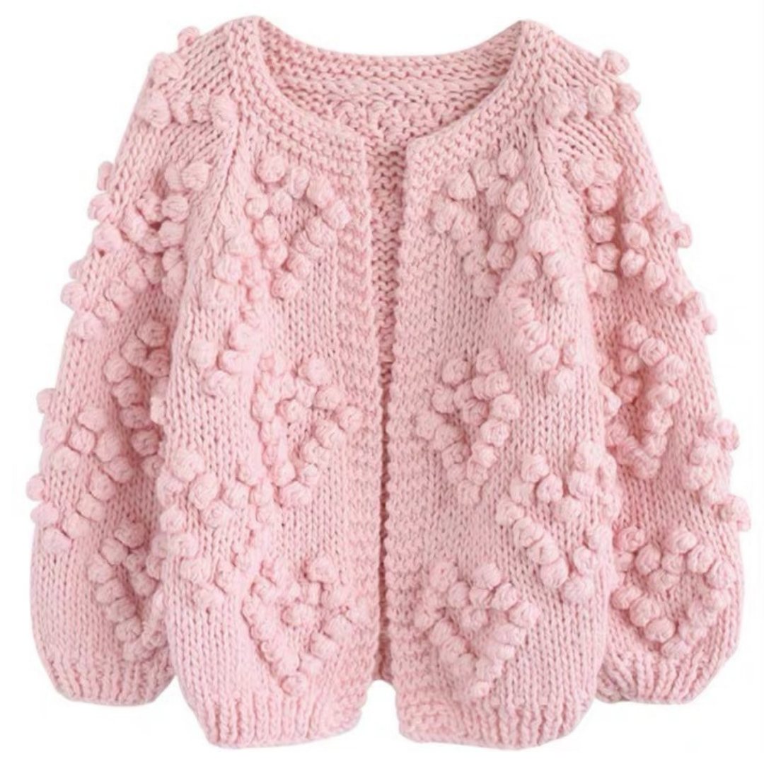 【Ranking10位】ponpon knit cardigan lf1036-002