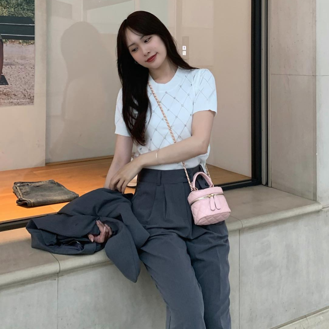 bijou puff sleeve knit lf2290【即納】