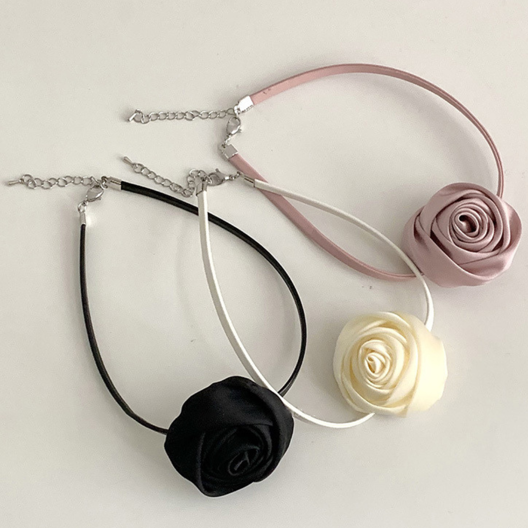 rose motif choker lf3215