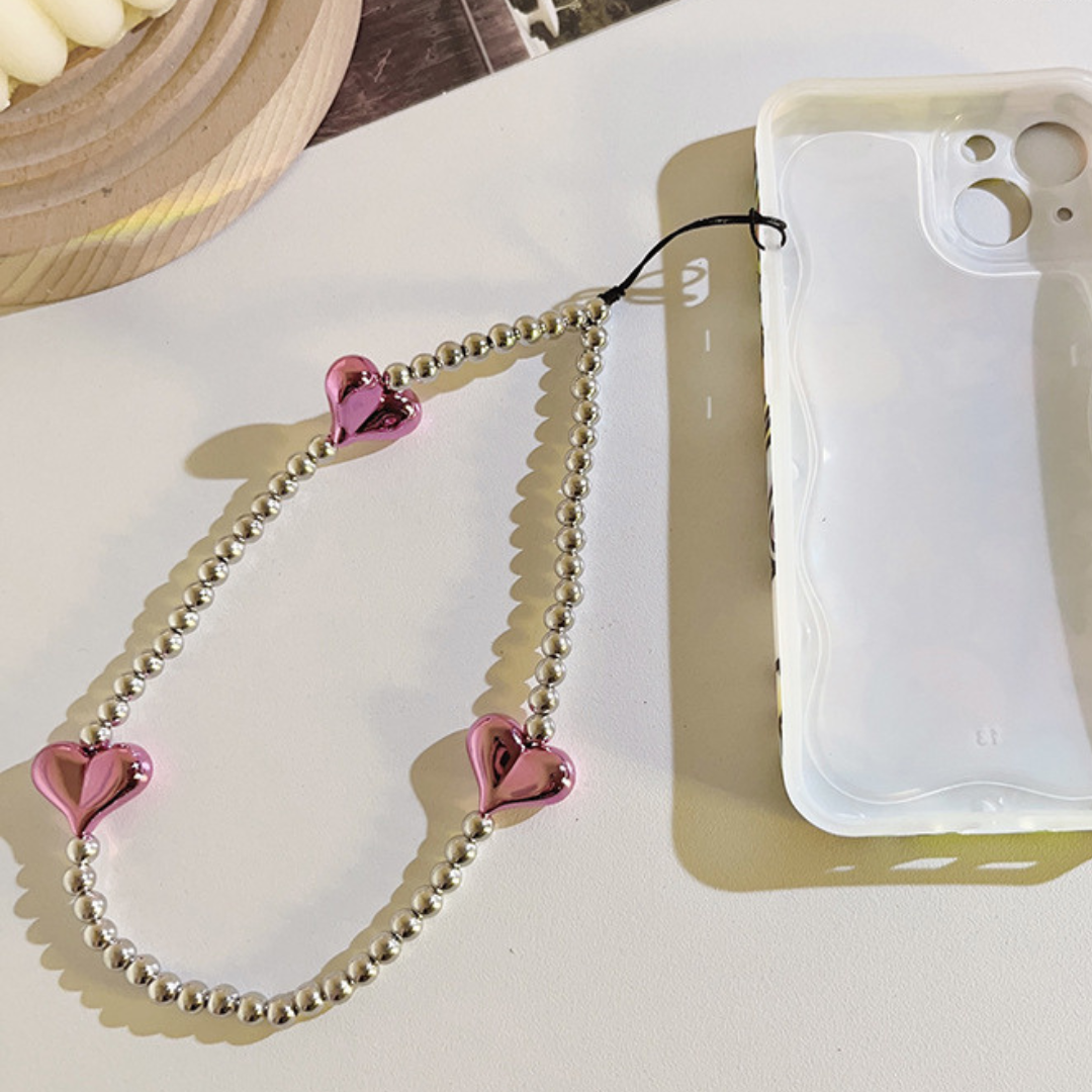 heart bead chain lf2686