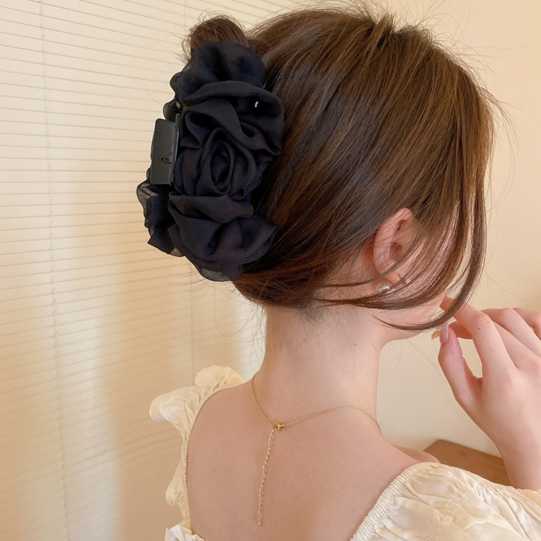ciffon rose hair clip lf2544