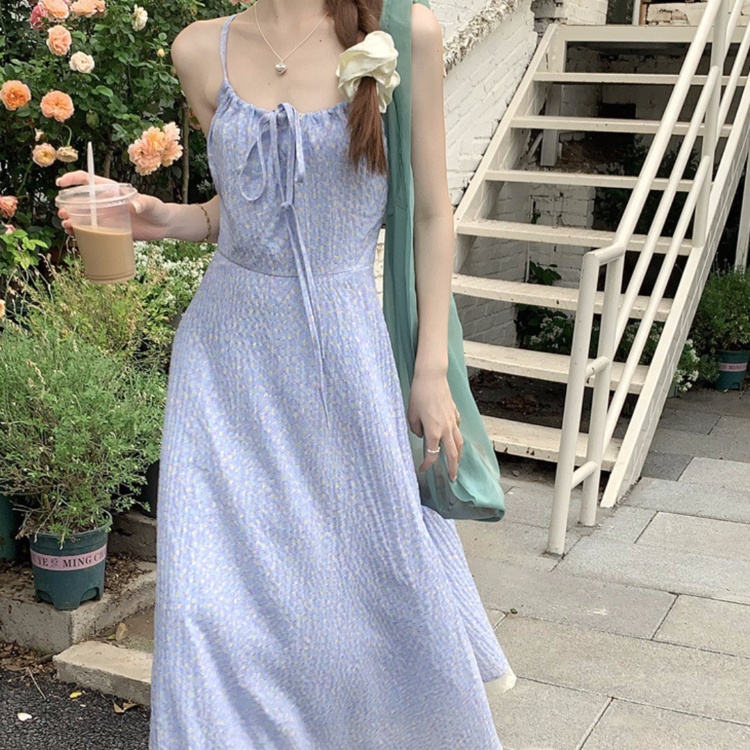 fine floral pattern onepiece lf3277