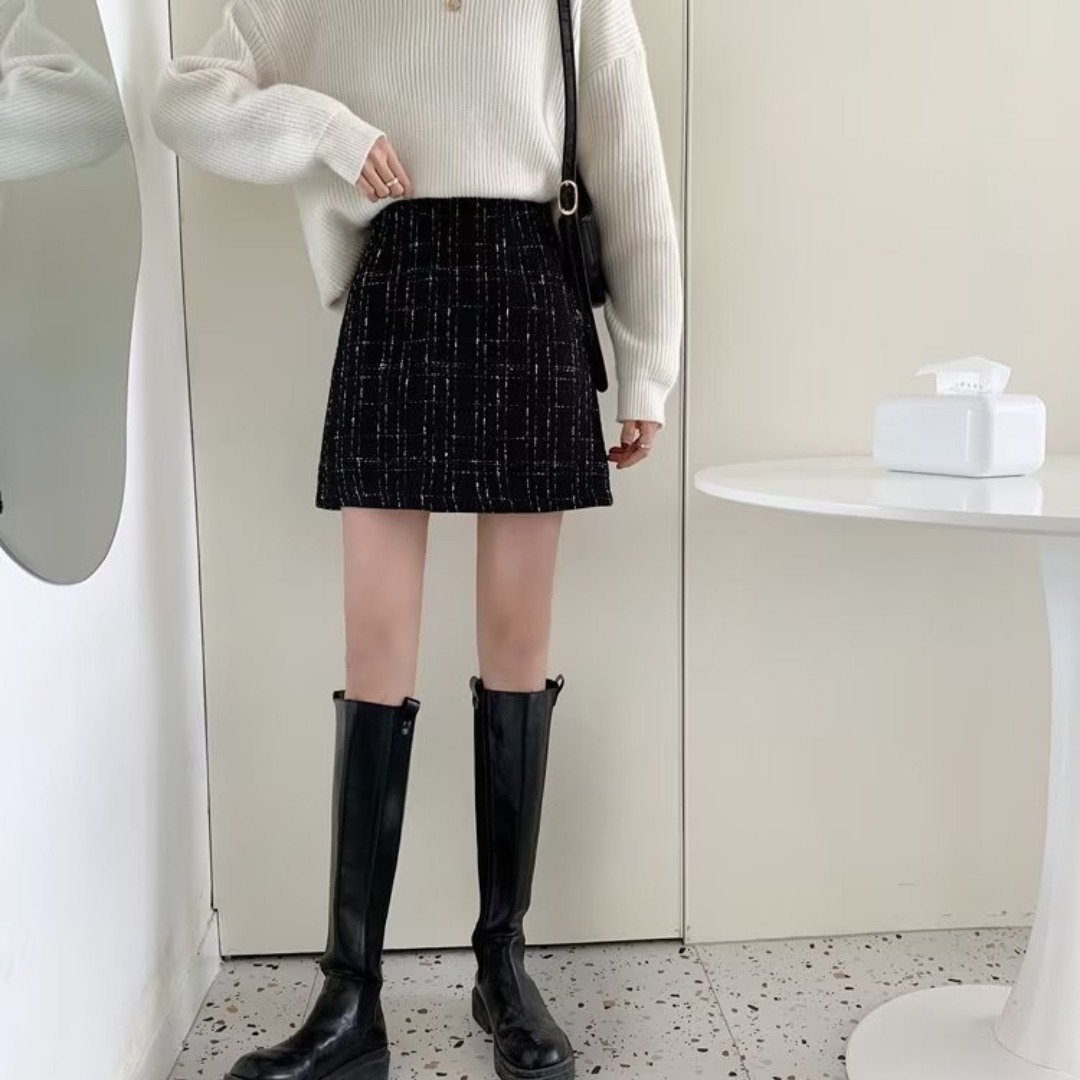 A-line mini skirt lf2584