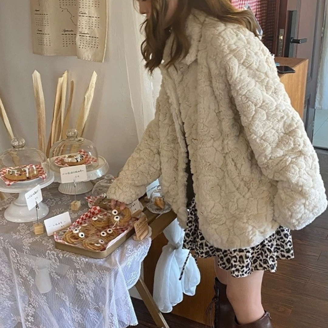 【Ranking18位】mokomoko girly coat lf2739