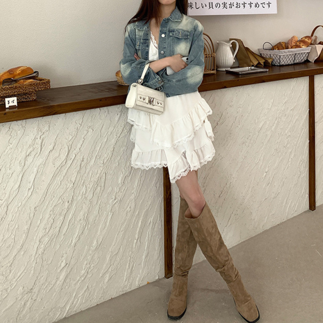 lace camisole onepiece lf3257