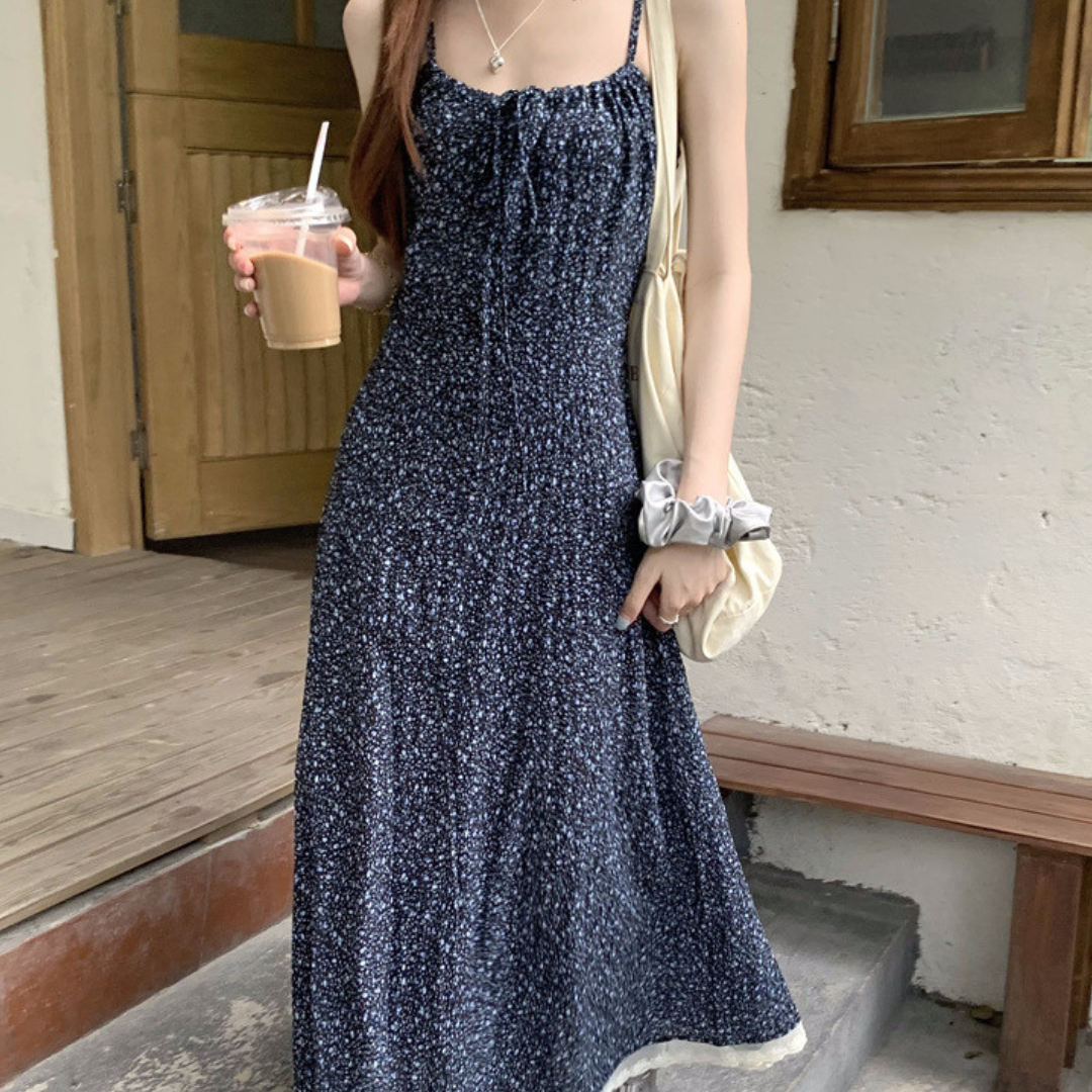 fine floral pattern onepiece lf3277