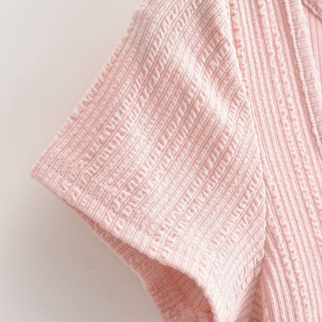 ribbon lace design stretch tops lf3212