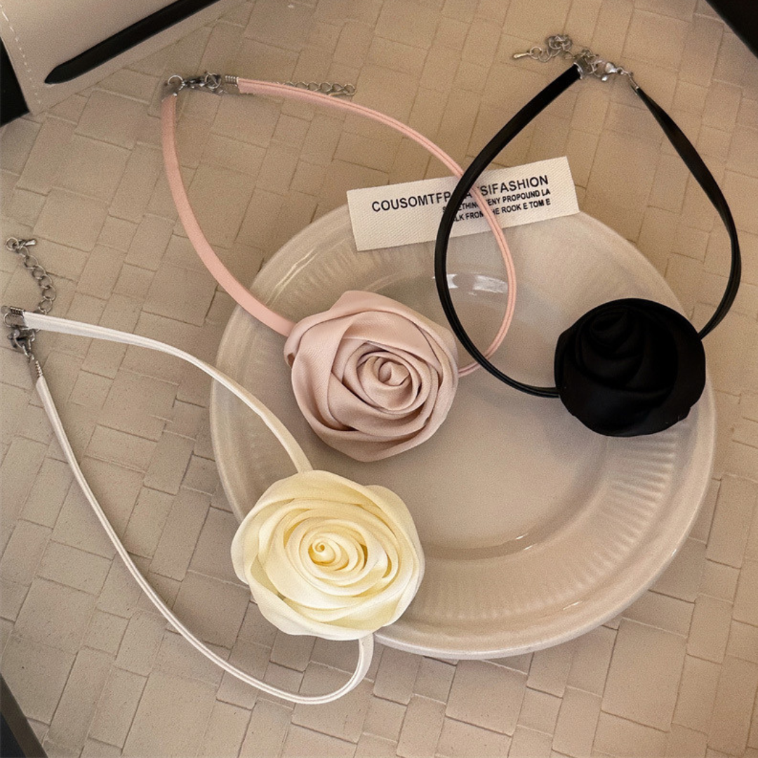 rose motif choker lf3215