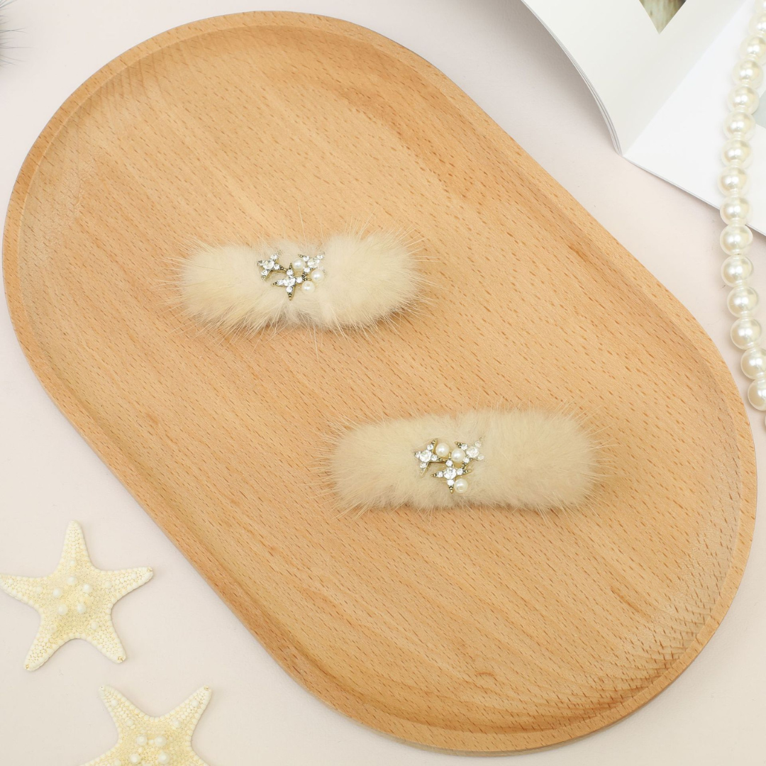 fur hair clip lf2687