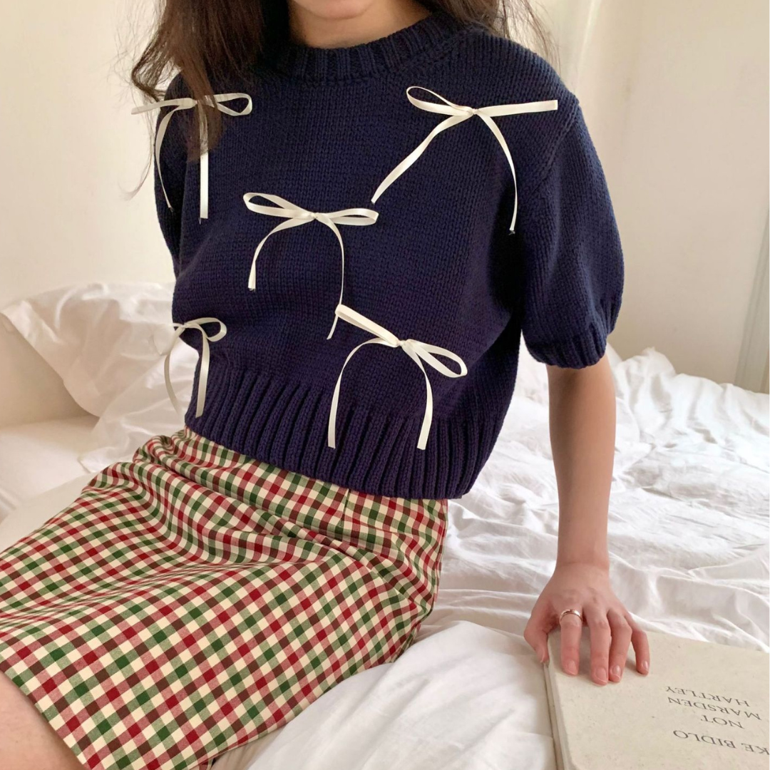 satay ribbon summer knit lf3023