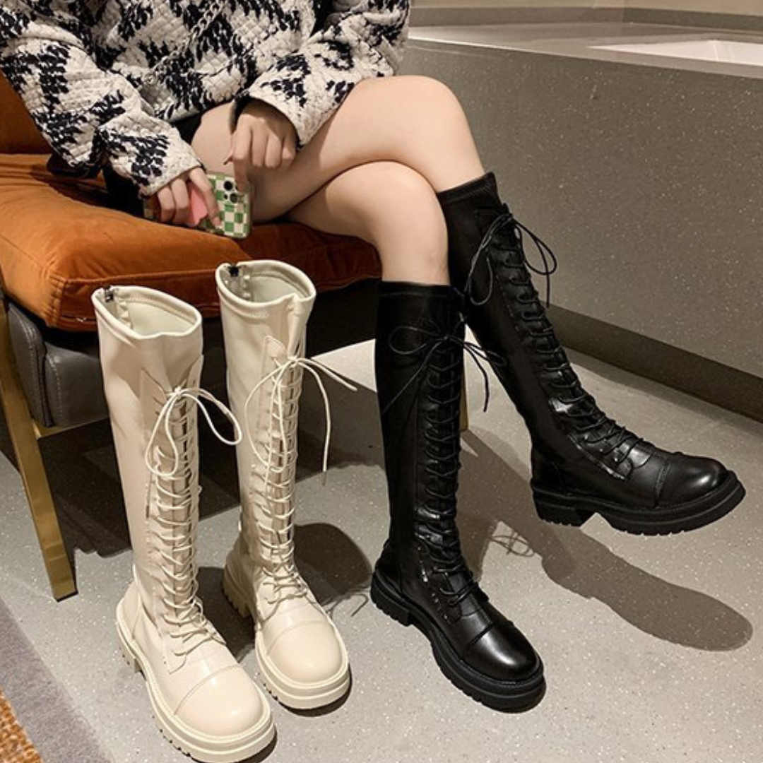 laceup long boots lf2527