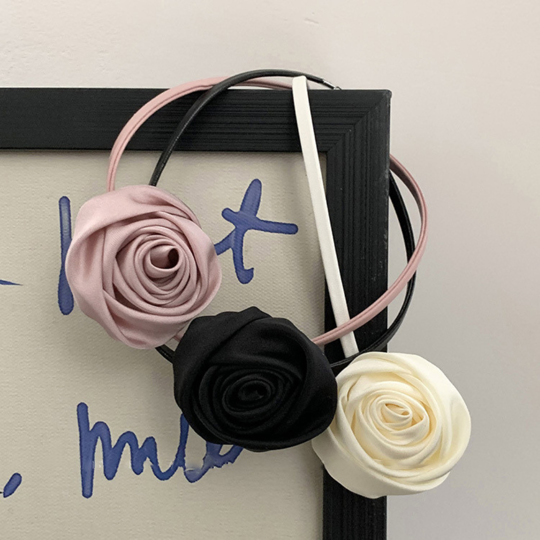 rose motif choker lf3215