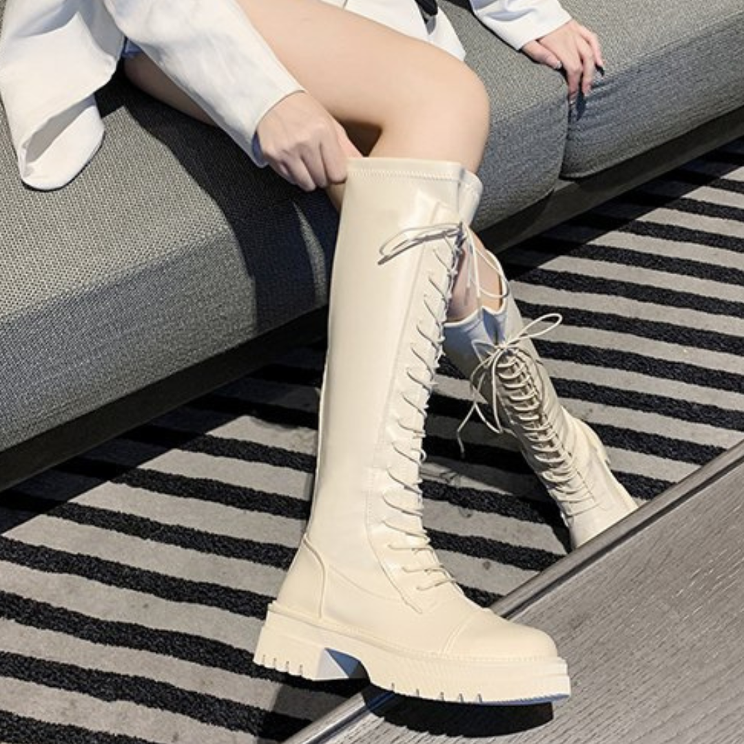 laceup long boots lf2527