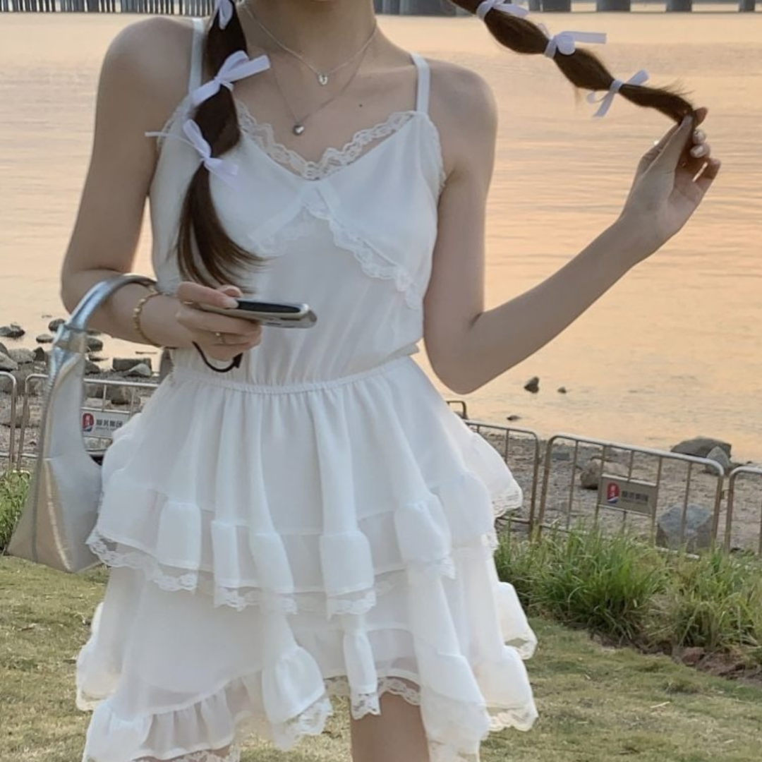 lace camisole onepiece lf3257