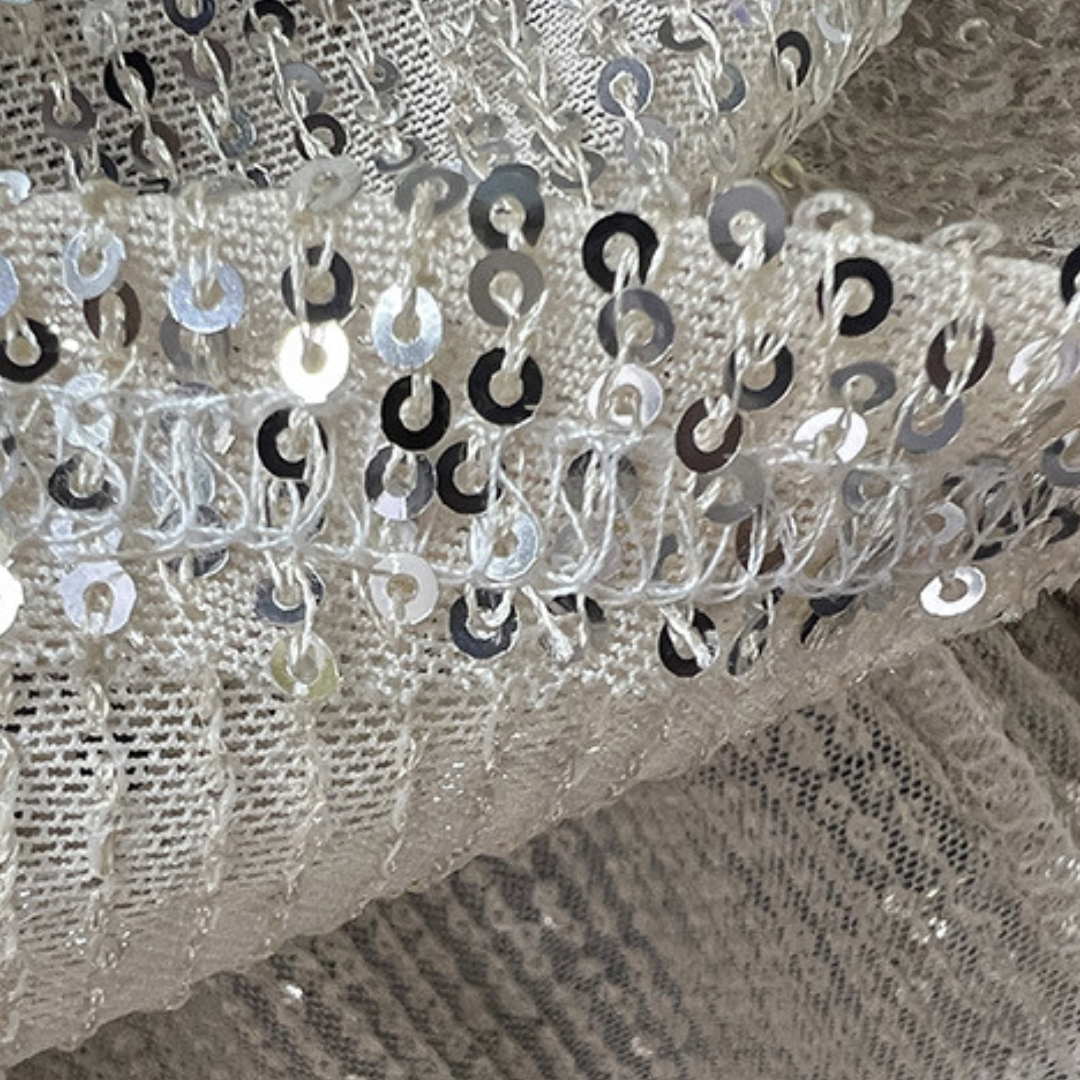 sequin long skirt lf2710