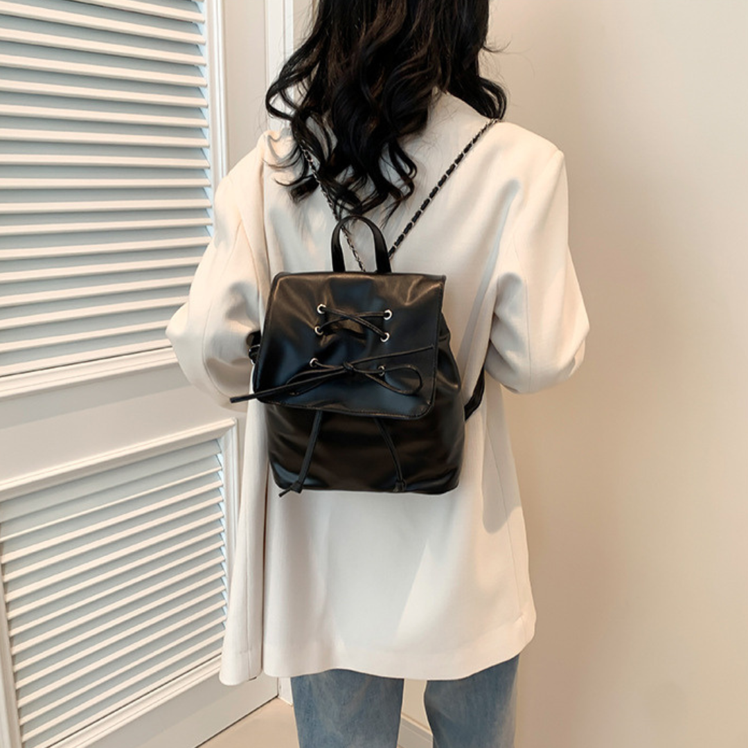 lace-up mini backpack lf3129