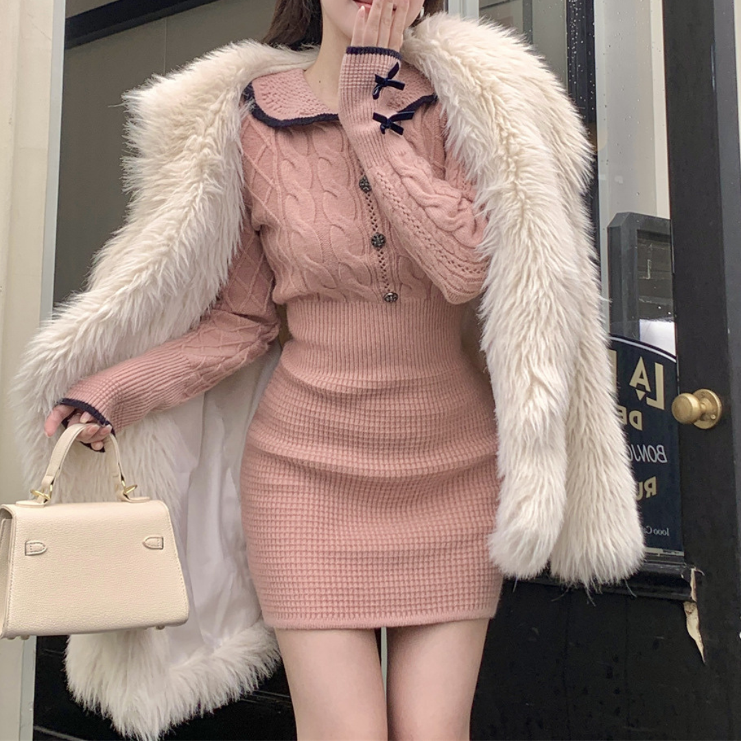 【Ranking12位】sweet knit dress lf2738