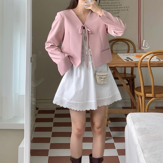 collarless jacket lf3352