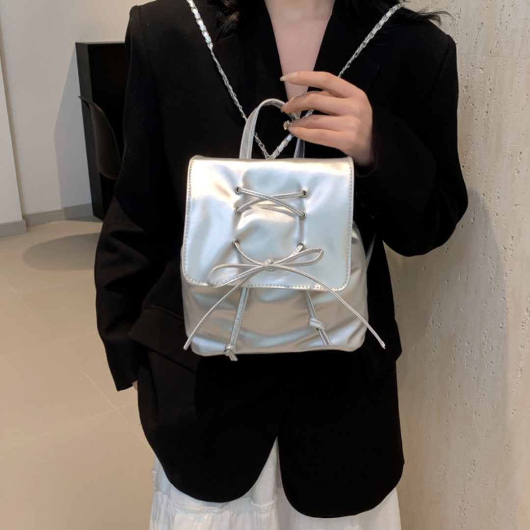 lace-up mini backpack lf3129