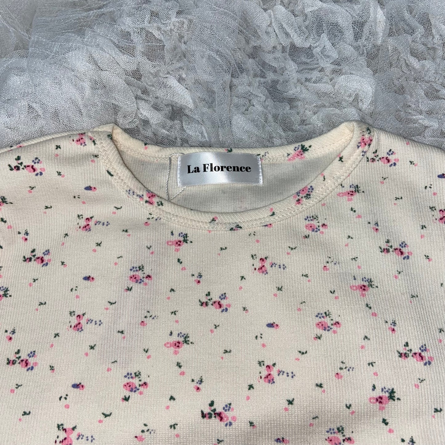 【即納】floral long sleeve tops lf-s1012