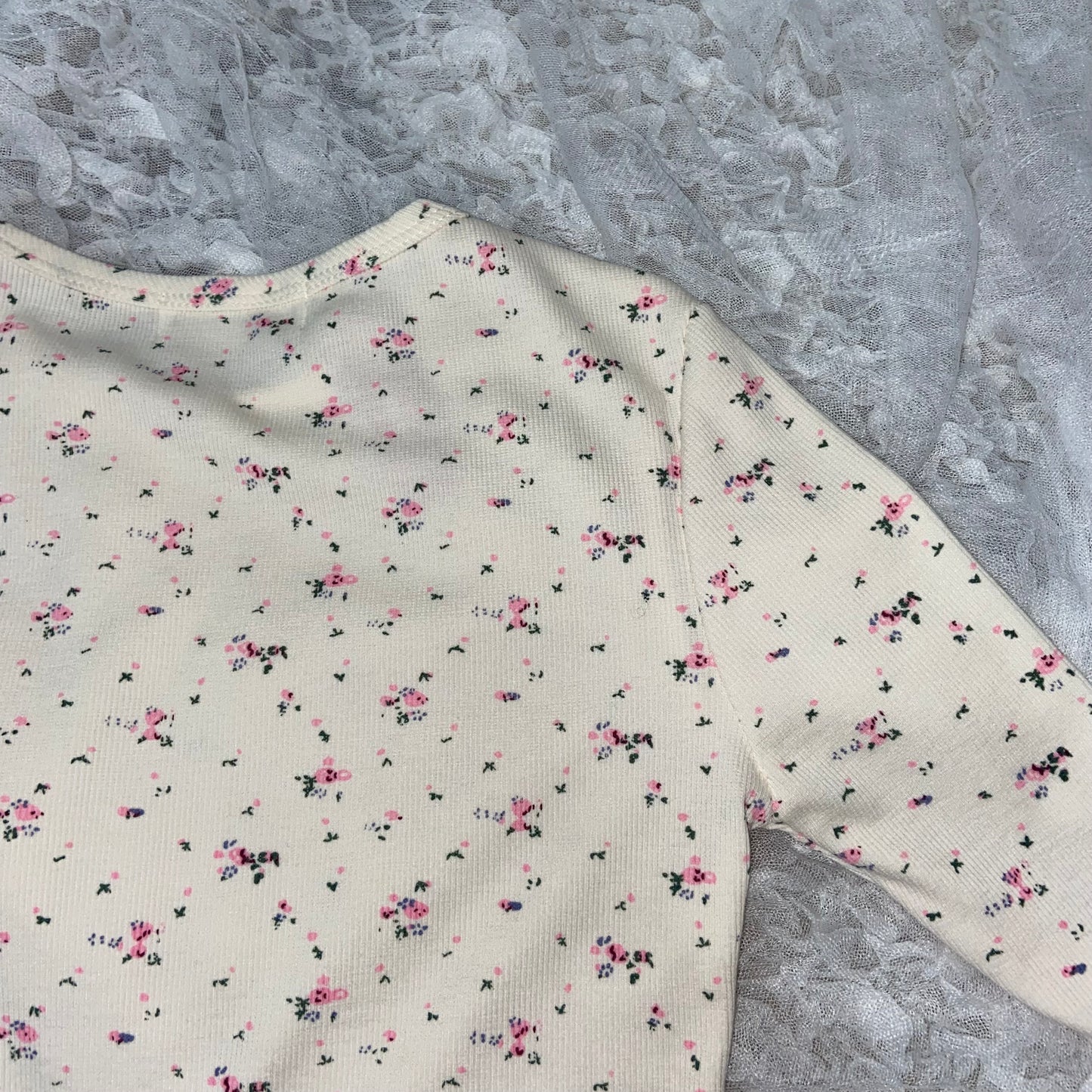 【即納】floral long sleeve tops lf-s1012