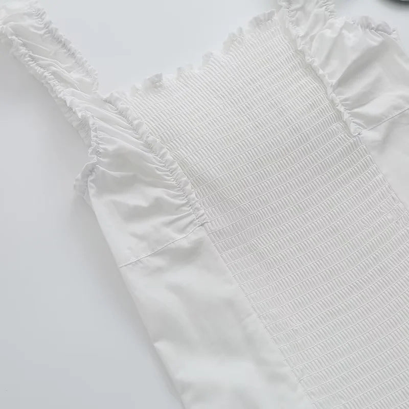 tiered lace up dress lf2907