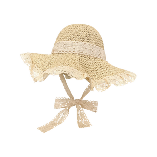 lace girly straw hat lf1411