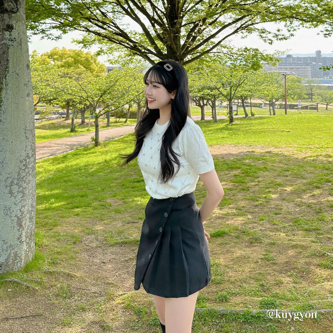 bijou puff sleeve knit lf2290【即納】