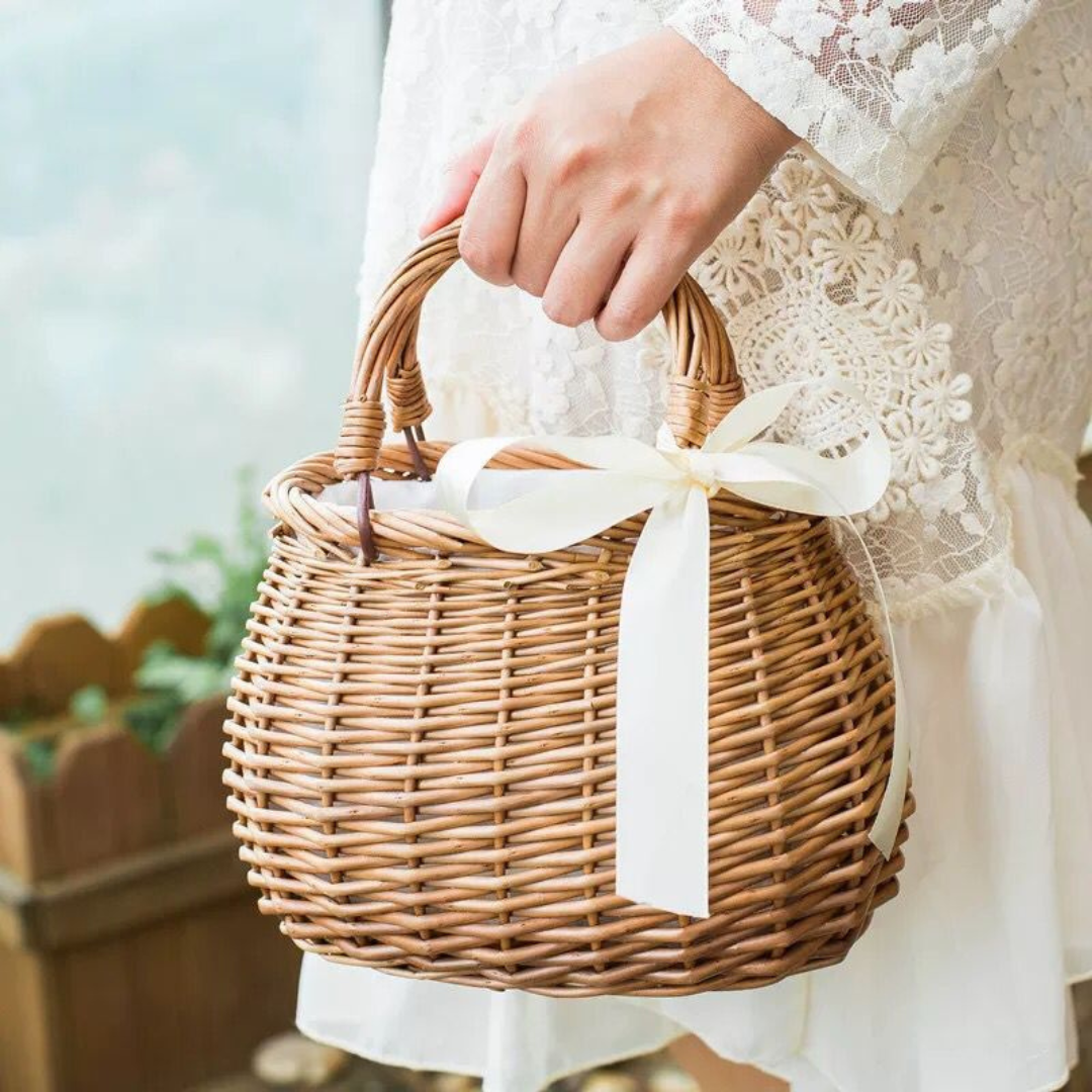 round straw bag lf1658