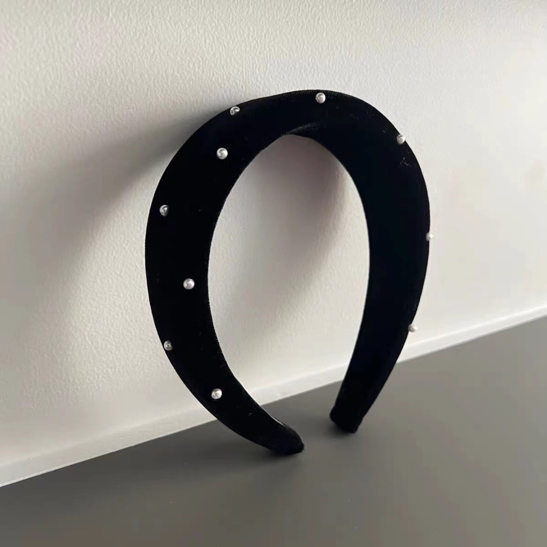 pearl velvet headband lf2117